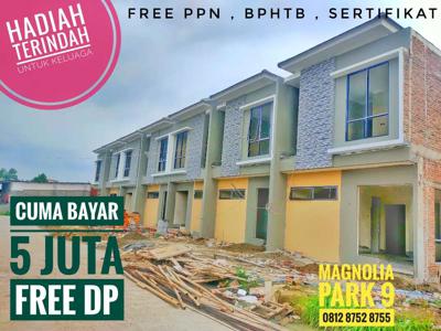 Rumah murah 2 lantai free dp BPHTB sertifikat dekat jakarta barat