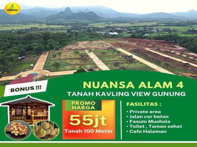 Tanah Dijual Murah Bisa Dibangun Vila&Kebun di Bogor Timur