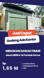 Dijual Gudang ada Kantor Baru Medokan Rungkut Merr