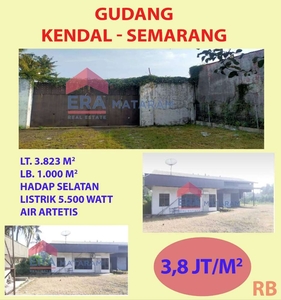 Dijual Gudang di Jalan Raya Jakarta/Kendal-Semarang