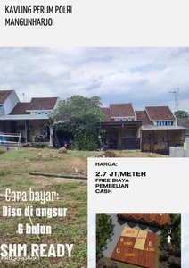 DIJUAL TANAH DALAM PERUM MANGUNHARJO TEMBALANG