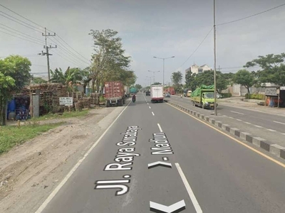 Dijual tanah plot industri di nol jalan raya propinsi By Pass Krian Si