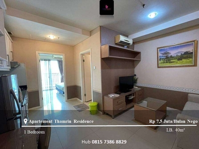 Disewakan Apartment Thamrin Residence High Floor 1BR Full Furnished