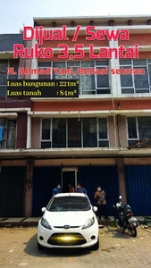 Disewakan ruko 3,5 lantai dekat toll Bekasi barat