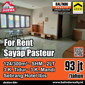 Disewakan Rumah Di Sayap Pasteur Semi Furnished