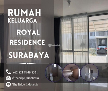 Disewakan Rumah Royal Residence Cluster Serenade Dekat Dengan Pelayanan dan Hiburan Publik - Surabaya