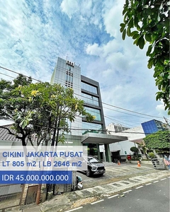 Gedung Perkantoran Dijual Di Cikini Jakarta Pusat Area Strategis