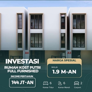 Investasi Kos Kosan dekat Kampus UI Universitas Indonesia Depok