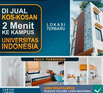 Jual Kost kosan samping UI Depok, income 400jt an, surat SHM