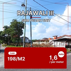 Kaplingan Rajawali III, Premium 7 menit Panam Square.