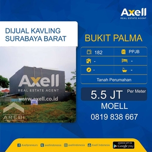 Kavling Bukit Palma Citraland Dijual