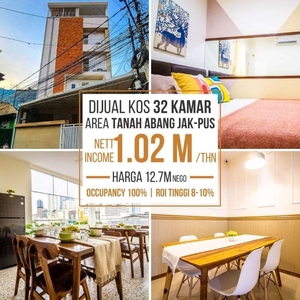 Kost Exclusive Jakarta 32 Kamar Full Occupancy 100%