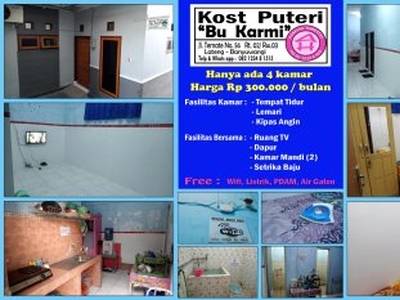 Kost Puteri Bu Karmi Banyuwangi