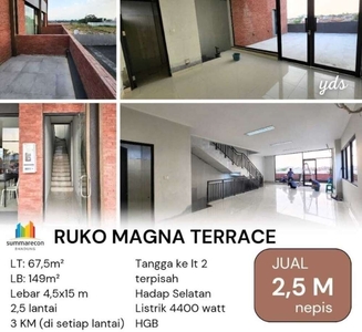 Murah! Ruko magna terrace summarecon bandung