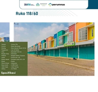 Ruko 2 Lantai Barat Surabaya Promo DP 0 Sentraland Driyorejo