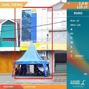 Ruko Disewakan Di Jalan Kawi Tengah Kota Malang