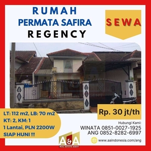 Rumah Murah Siap Huni Permata Safira Regency Lidah Kulon