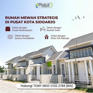 Sewa Murah Rumah Sidoarjo strategis Blukid Residence3 Dkt Alun2