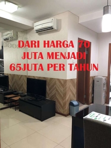 Special Idul Fitri, Hanya 65 juta/tahun, 1BR Tower Alamanda Jakarta