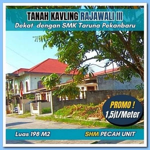 Tanah dijual Panam pekanbaru, Sertifikat SHM 7 menit Kampus UNRI.