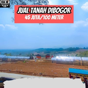 Tanah Murah 100 m 40 jutaan di bogor akses mobil