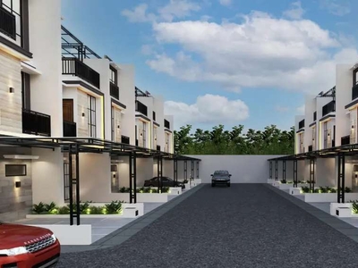 Cluster modern kontemporer 3lantai cash n KPR cicilan flat listrik2200