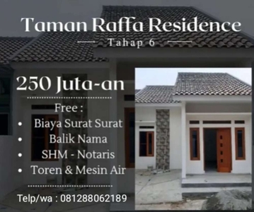 Di jual rumah ready siap huni