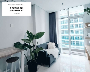 Di SEWAKAN Apartemen FULL FURNISHED BROOKLYN Alam Sutera TANGERANG