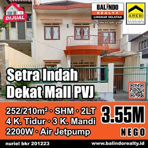 Dijual Rumah Bagus Termurah di Setra Indah Kota Bandung