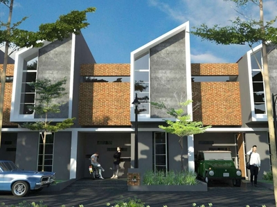 Hunian baru murah 2 lantai di Modern Dieng Townhouse Malang
