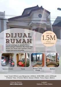 Jual Rugi 1 unit rumah megah