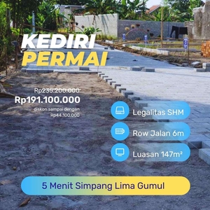 Promo Tanah Kavling, 7 Menit Simpang Lima Gumul, Harga Sunrise