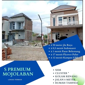 Rumah 2 Lantai Mojolaban selatan 413 bremoro Palur