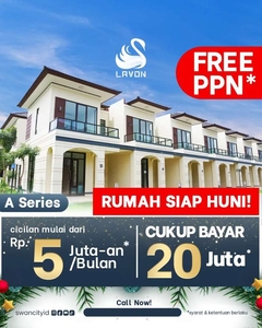 Rumah Cluster Modern 2 Lantai hunian Sultan