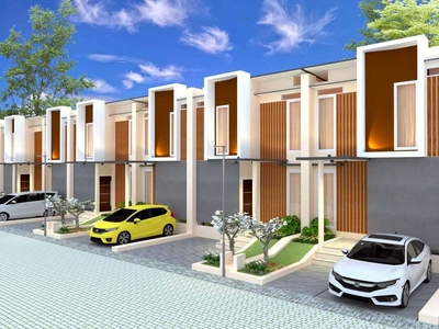 Rumah modern 2 lantai di jalan arumba tunggulwulung dekat kampus Umm