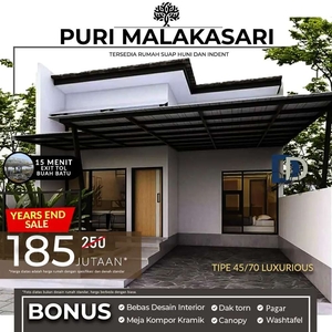 Rumah Murah Akhir Tahun Big Salle