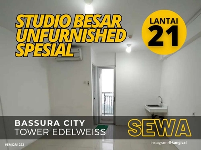 Studio Besar Kosongan Tower E Lantai 19 Bassura City