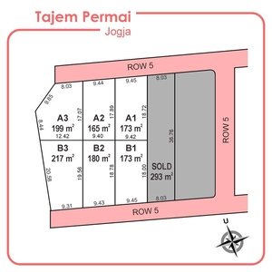 Tanah Jogja, Dekat Berbagai Fasum, Ansur 12x, Cocok Investasi