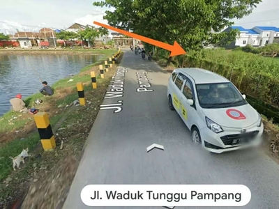 Tanah kosong 12x20 Pinggir Jalan Beton Waduk Tunggu Pampang, Borong