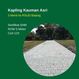 Tanah Legalitas SHM, 3 Menit RSUD Kalisari Batang, 12x Angsur No Bunga