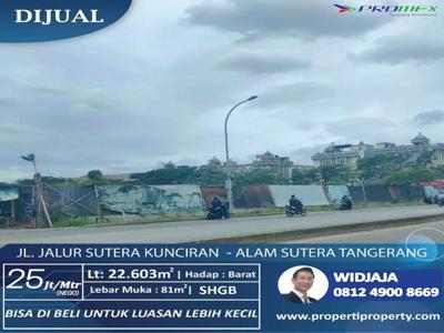 Kavling Jalan Jalur Sutera Alam Sutera