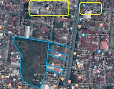0012 - Dijual Tanah SHM 17000 m2 di Jl Raya Langsep Kota Malang