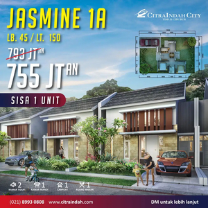 1 Unit Ready Stok Jasmine 1A Citra Indah City Timur Cibubur