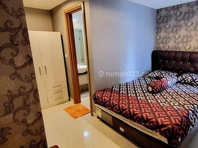 Apartemen 33m2 1 kamar Furnished Bagus view Golf dan Kolam Renang di The Mansion Kemayoran Bougenville