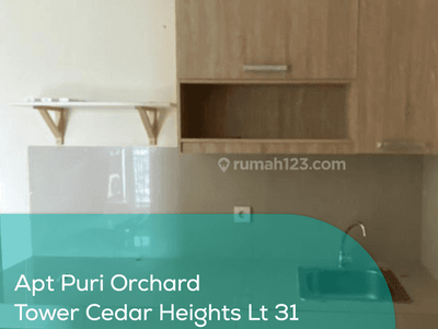 Apartement Puri Orchard Tower Cedar Heights Wing B Lt 31, 2BR, Semi Furnished