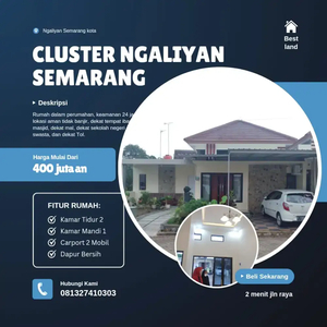 Buruan Cluster top ngaliyan unit terbatas paling banyak peminatnya