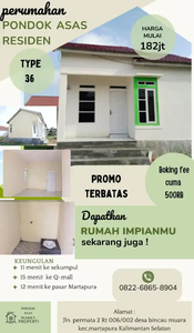 Cukup 500rb sdh bisa dapat rumah