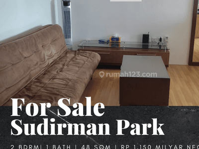 Dijual Apartement Sudirman Park 2 Bedroom Full Furnished