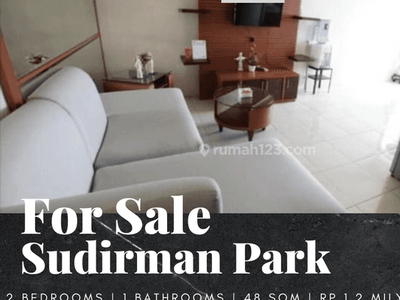 Dijual Apartement Sudirman Park 2 Bedroom Full Furnished View City