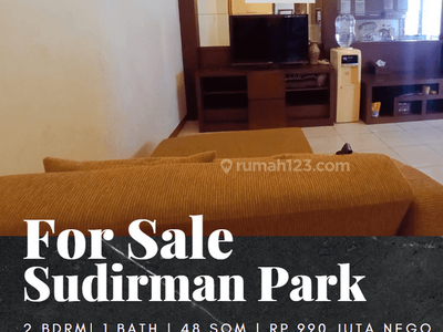 Dijual Apartement Sudirman Park 2 Bedrooms Fully Furnished